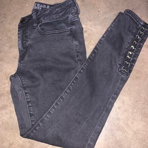 Black American Eagle Jeggings